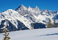 Blick auf den Dachstein